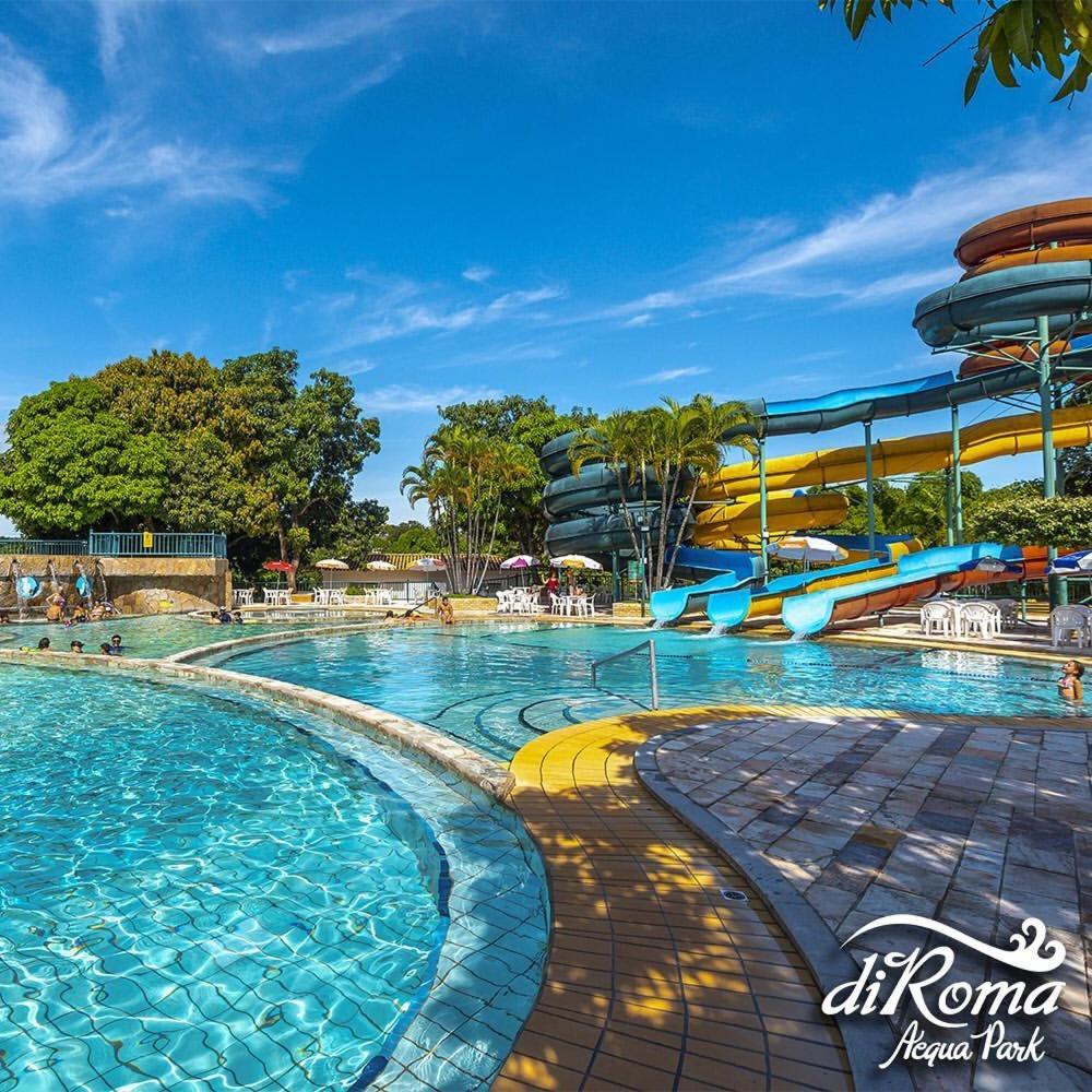 Hotel Spazzio Diroma Cafe Da Manha E Acesso Ao Acqua Park Caldas Novas Exterior photo